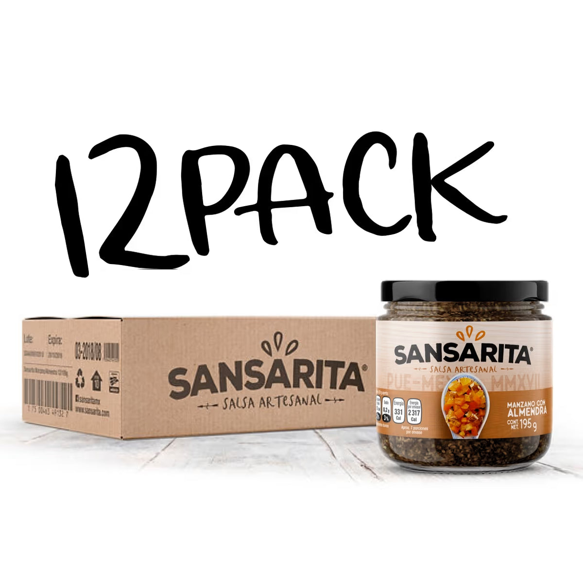 12 PACK - Manzano Con Almendra