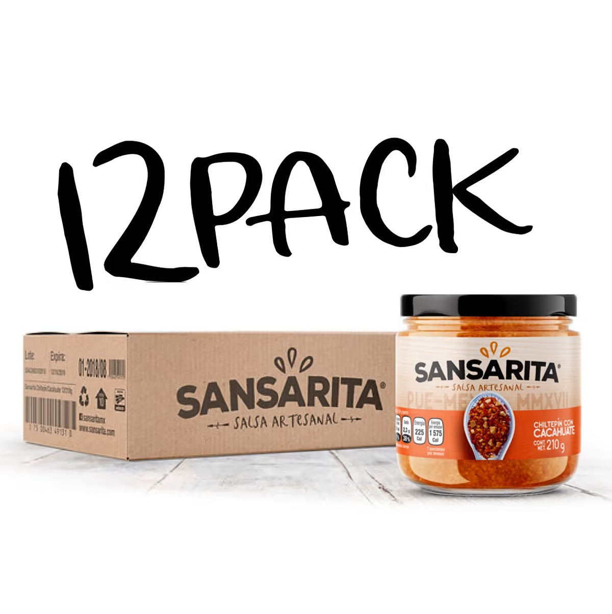 12 PACK - Chiltepín Con Cacahuate
