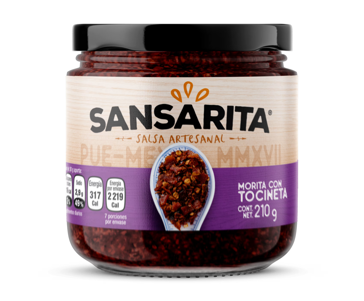Chile Morita con Tocineta